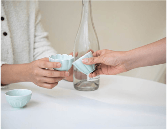 Korean traditional Goryeo celadon teacup set