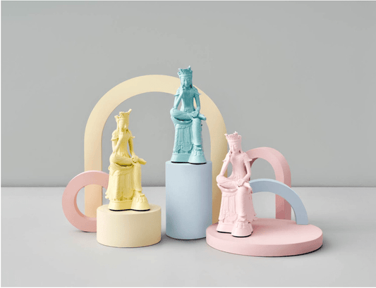 Korean traditional Buddha Bangasayu Statue Miniature